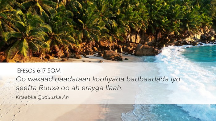 Efesos 6:17 SOM Bible Verse Image