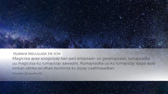 Falimaha Rasuullada 3:16 SOM Bible Verse Image