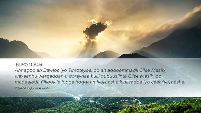 Filiboy 1:1 SOM Bible Verse Image