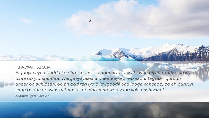 Ishacyaah 18:2 SOM Bible Verse Image