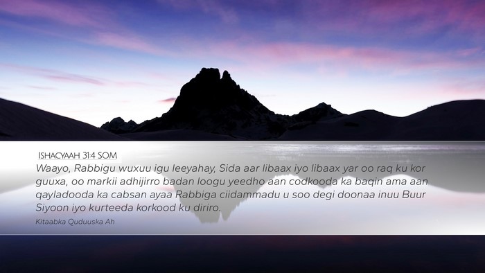 Ishacyaah 31:4 SOM Bible Verse Image