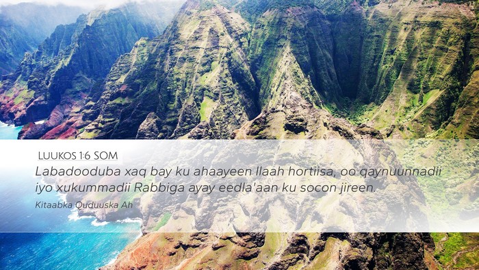 Luukos 1:6 SOM Bible Verse Image