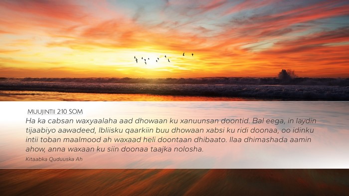Muujintii 2:10 SOM Bible Verse Image