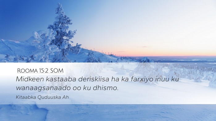 Rooma 15:2 SOM Bible Verse Image