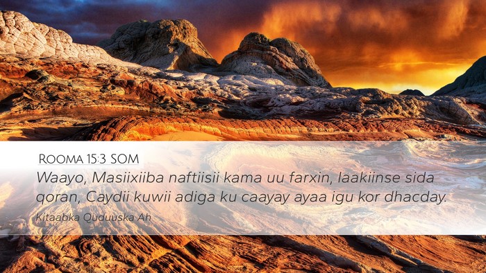 Rooma 15:3 SOM Bible Verse Image