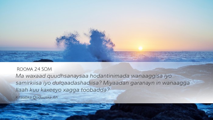 Rooma 2:4 SOM Bible Verse Image