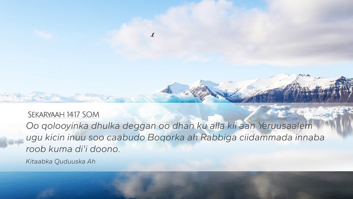 Sekaryaah 14:17 SOM Bible Verse Image