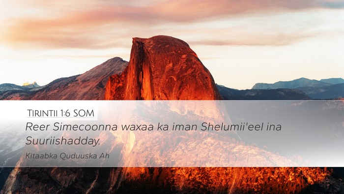Tirintii 1:6 SOM Bible Verse Image