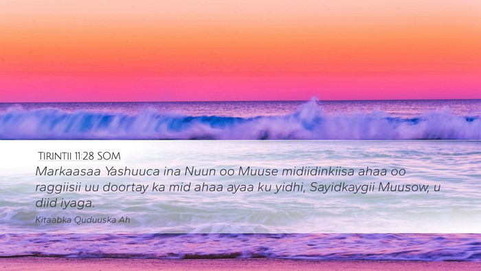 Tirintii 11:28 SOM Bible Verse Image