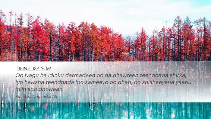 Tirintii 18:4 SOM Bible Verse Image