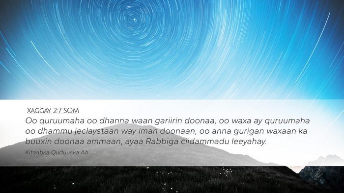 Xaggay 2:7 SOM Bible Verse Image