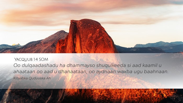 Yacquub 1:4 SOM Bible Verse Image