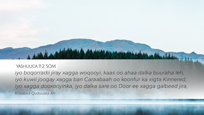 Yashuuca 11:2 SOM Bible Verse Image