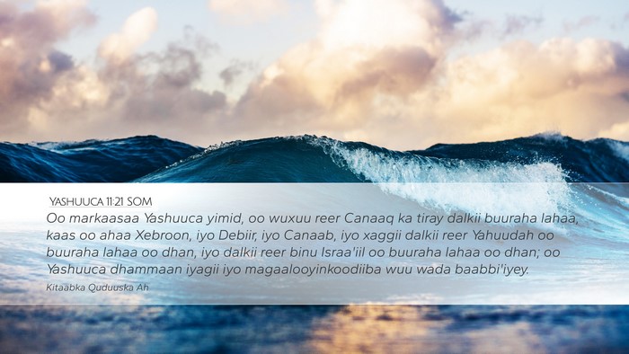 Yashuuca 11:21 SOM Bible Verse Image