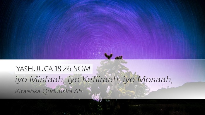 Yashuuca 18:26 SOM Bible Verse Image