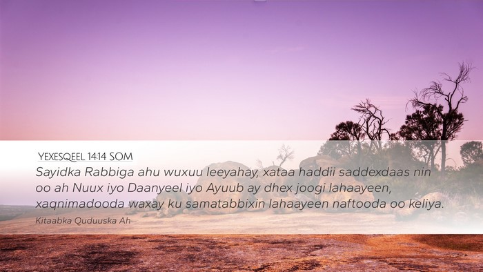 Yexesqeel 14:14 SOM Bible Verse Image