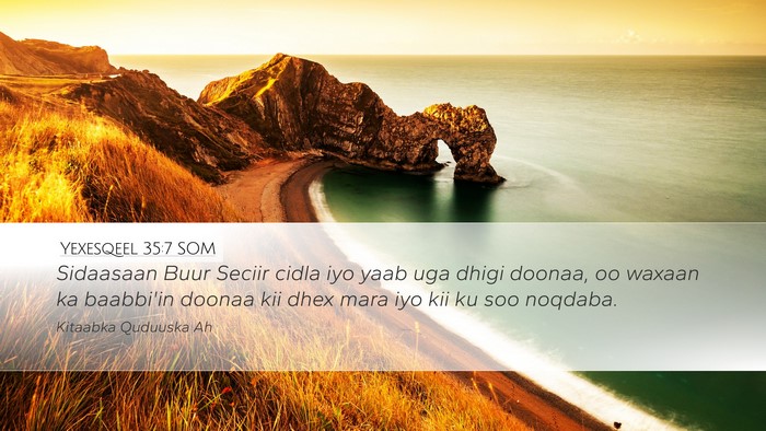 Yexesqeel 35:7 SOM Bible Verse Image