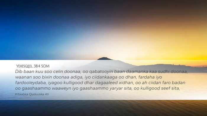 Yexesqeel 38:4 SOM Bible Verse Image
