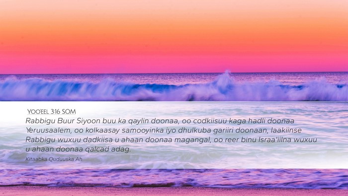 Yoo'eel 3:16 SOM Bible Verse Image