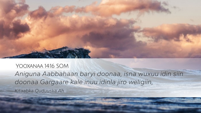 Yooxanaa 14:16 SOM Bible Verse Image