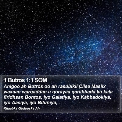 1 Butros 1:1 SOM Bible Verse Image