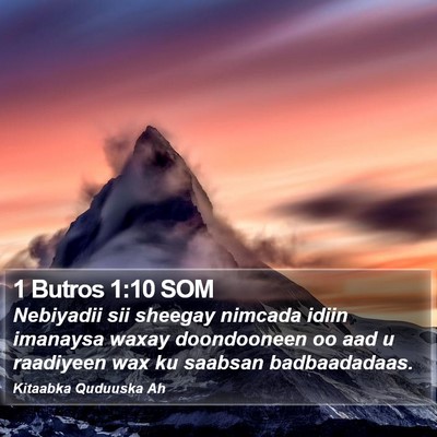 1 Butros 1:10 SOM Bible Verse Image