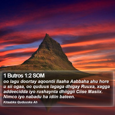 1 Butros 1:2 SOM Bible Verse Image