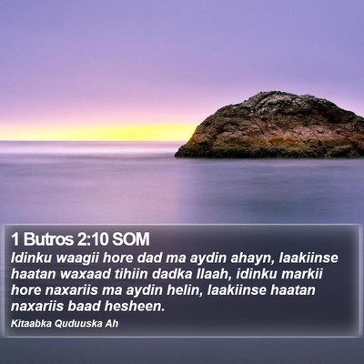 1 Butros 2:10 SOM Bible Verse Image