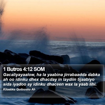1 Butros 4:12 SOM Bible Verse Image