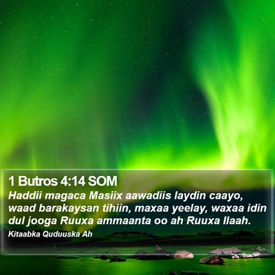 1 Butros 4:14 SOM Bible Verse Image