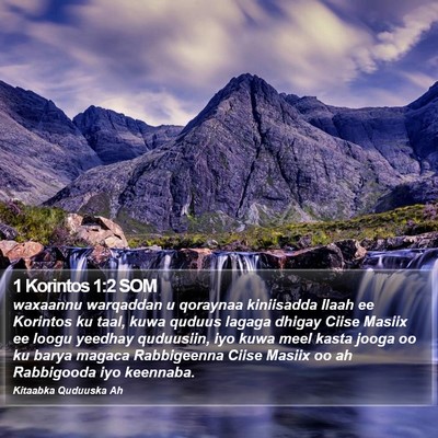 1 Korintos 1:2 SOM Bible Verse Image