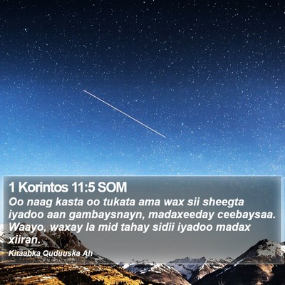 1 Korintos 11:5 SOM Bible Verse Image