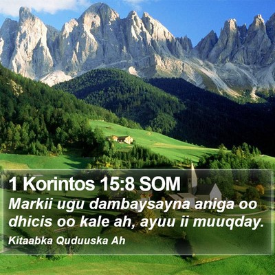 1 Korintos 15:8 SOM Bible Verse Image