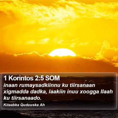 1 Korintos 2:5 SOM Bible Verse Image