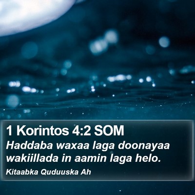 1 Korintos 4:2 SOM Bible Verse Image