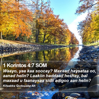1 Korintos 4:7 SOM Bible Verse Image