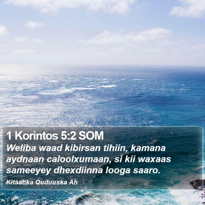 1 Korintos 5:2 SOM Bible Verse Image