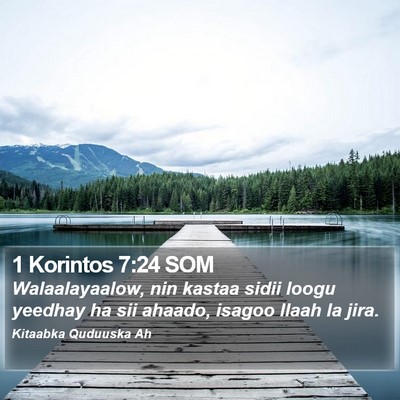 1 Korintos 7:24 SOM Bible Verse Image