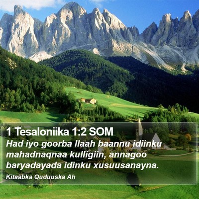 1 Tesaloniika 1:2 SOM Bible Verse Image