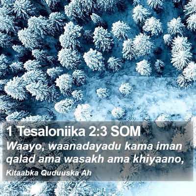 1 Tesaloniika 2:3 SOM Bible Verse Image