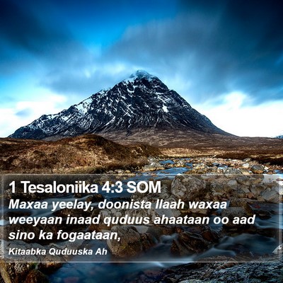1 Tesaloniika 4:3 SOM Bible Verse Image