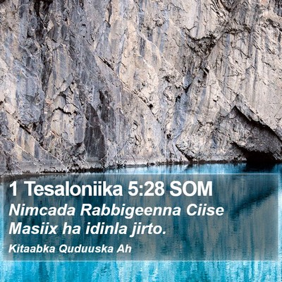 1 Tesaloniika 5:28 SOM Bible Verse Image