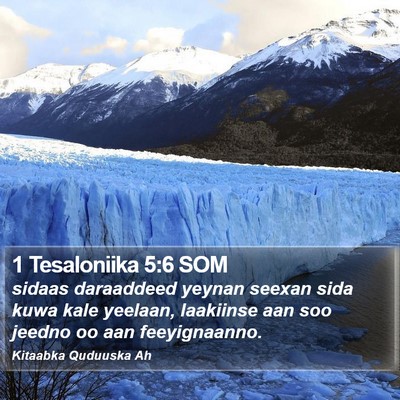 1 Tesaloniika 5:6 SOM Bible Verse Image