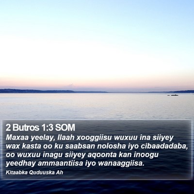 2 Butros 1:3 SOM Bible Verse Image