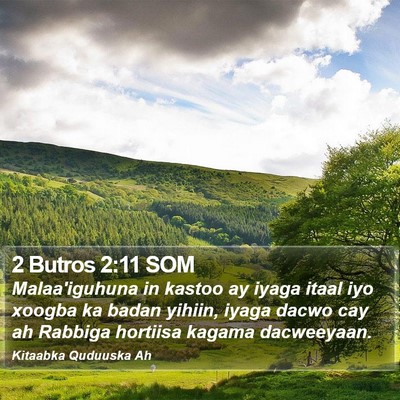 2 Butros 2:11 SOM Bible Verse Image