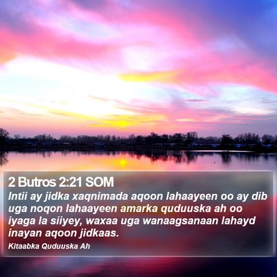 2 Butros 2:21 SOM Bible Verse Image