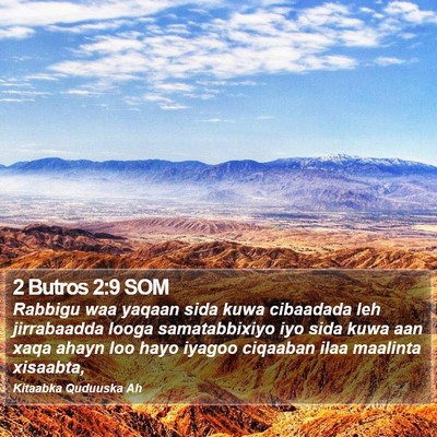 2 Butros 2:9 SOM Bible Verse Image