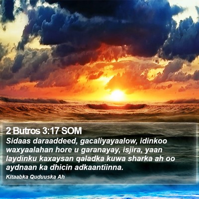 2 Butros 3:17 SOM Bible Verse Image