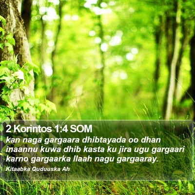 2 Korintos 1:4 SOM Bible Verse Image