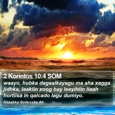 2 Korintos 10:4 SOM Bible Verse Image